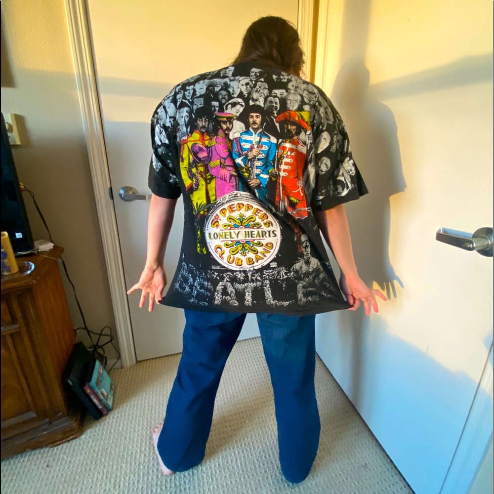 Vintage Distressed Beatles T-shirt